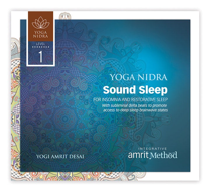 Yoga Nidra – Sound Sleep with Yogi Amrit Desai (CD or digital download)