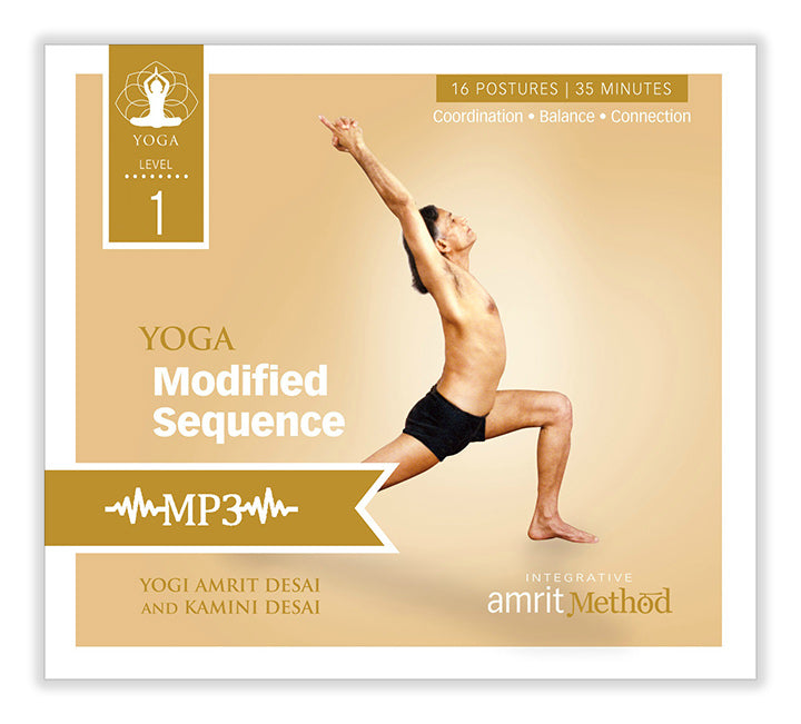 Yoga – Amrit Yoga Level 1: Modified 35 Minute Sequence with Kamini Desai and Yogi Amrit Desai (CD or digital download)
