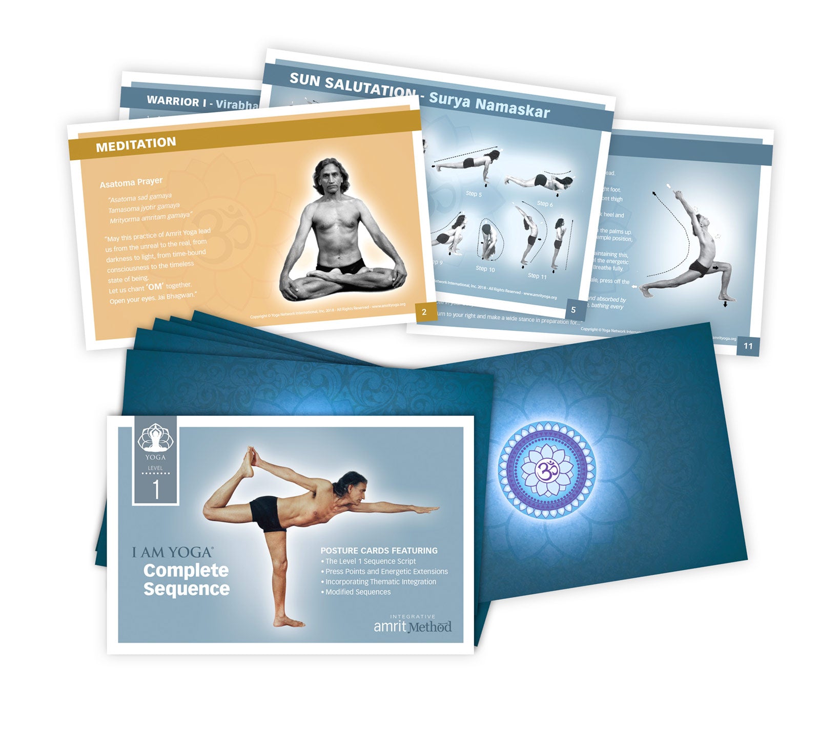 Teacher Training – Integrative Amrit Method of Yoga: Level 1 Sequence Flash Cards